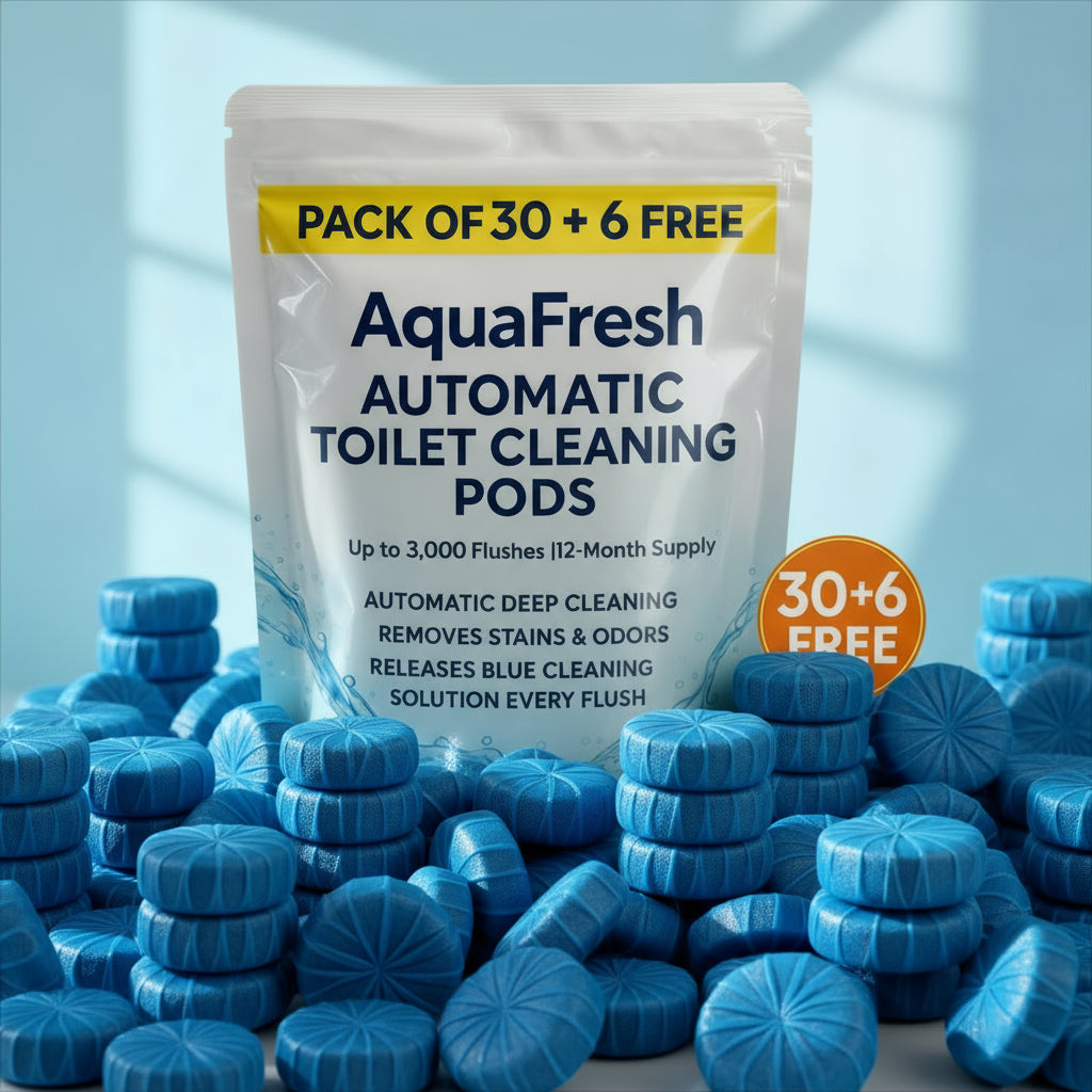 🔵 AquaFresh Automatic Toilet Cleaning Pods ✨