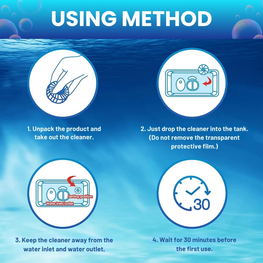 🔵 AquaFresh Automatic Toilet Cleaning Pods ✨