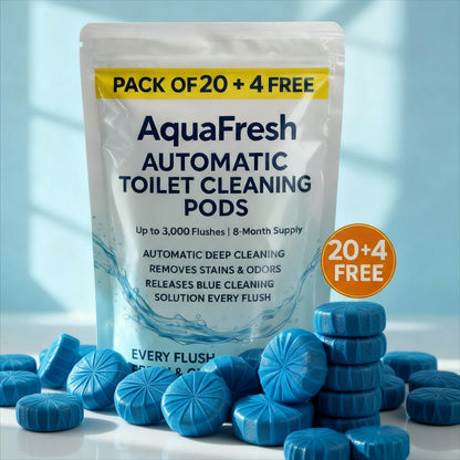 🔵 AquaFresh Automatic Toilet Cleaning Pods ✨